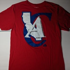 Los Angeles CLIPPERS Men's Tee Size Medium Red